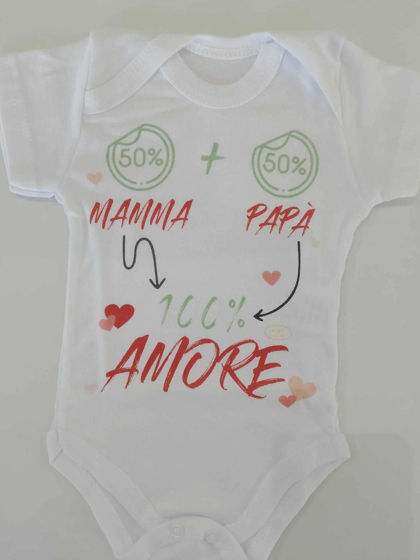 BODY PERSONALIZZATO NEONATO