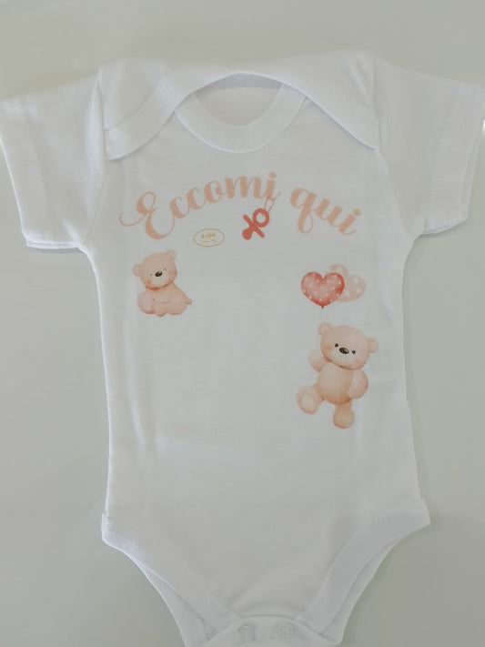 BODY PERSONALIZZATO NEONATO