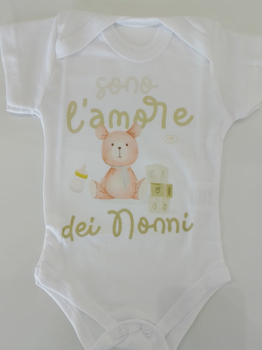 BODY PERSONALIZZATO NEONATO