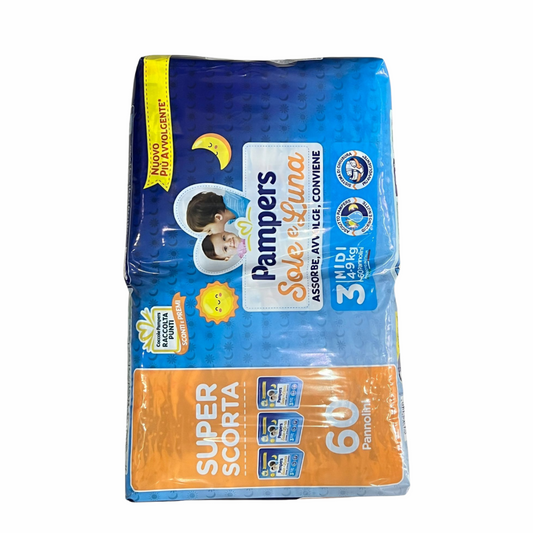 PANNOLINI PAMPERS SOLE E LUNA